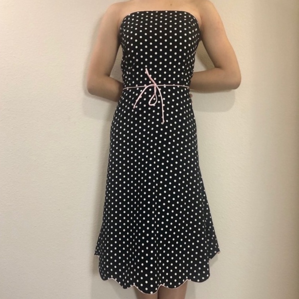 (8 for $20) 💛Sam/Ty Polka Dot Dress
